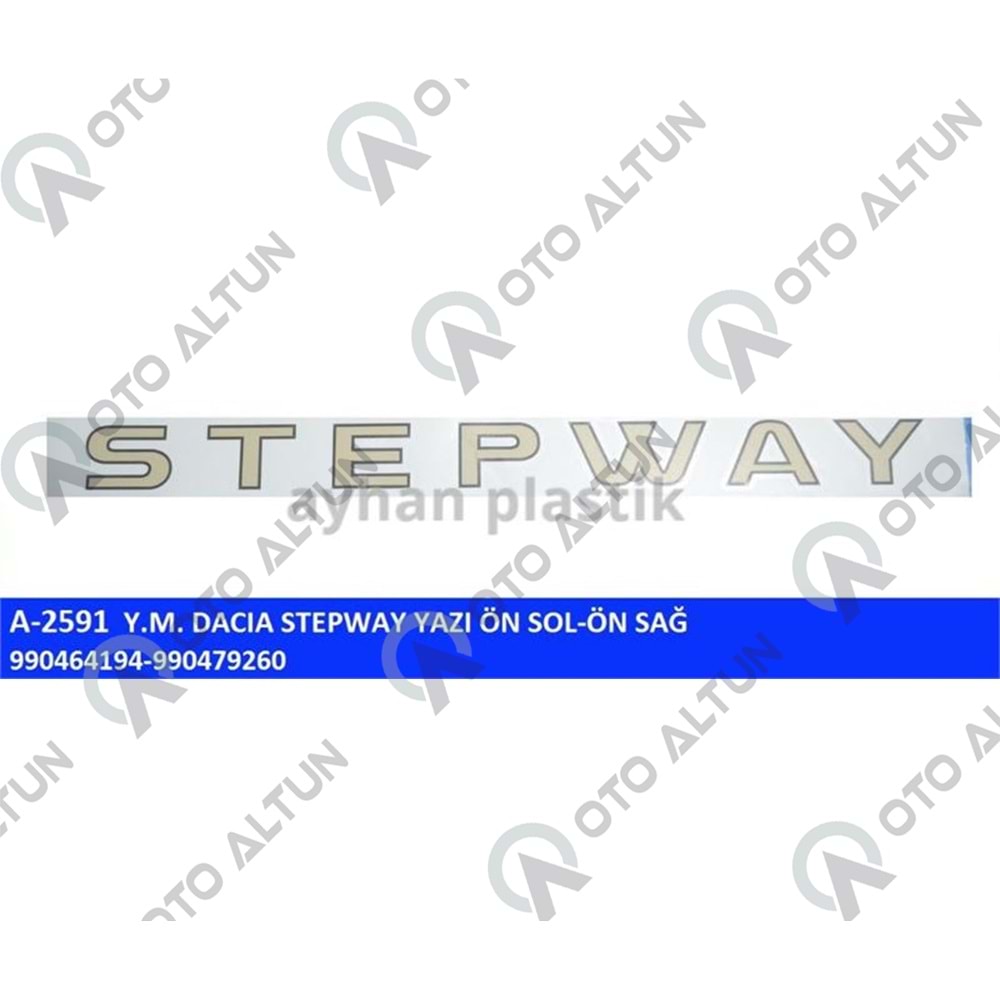 YAZI STEPWAY **YM**SAĞ-SOL**