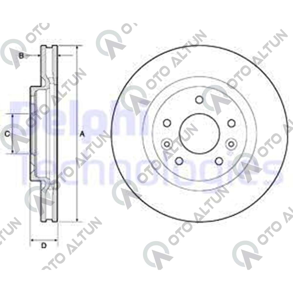 FREN DİSKİ ÖN KADJAR QASHQAI J11