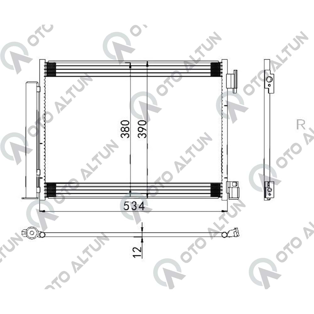 KLİMA RADYATÖRÜ CLIO V