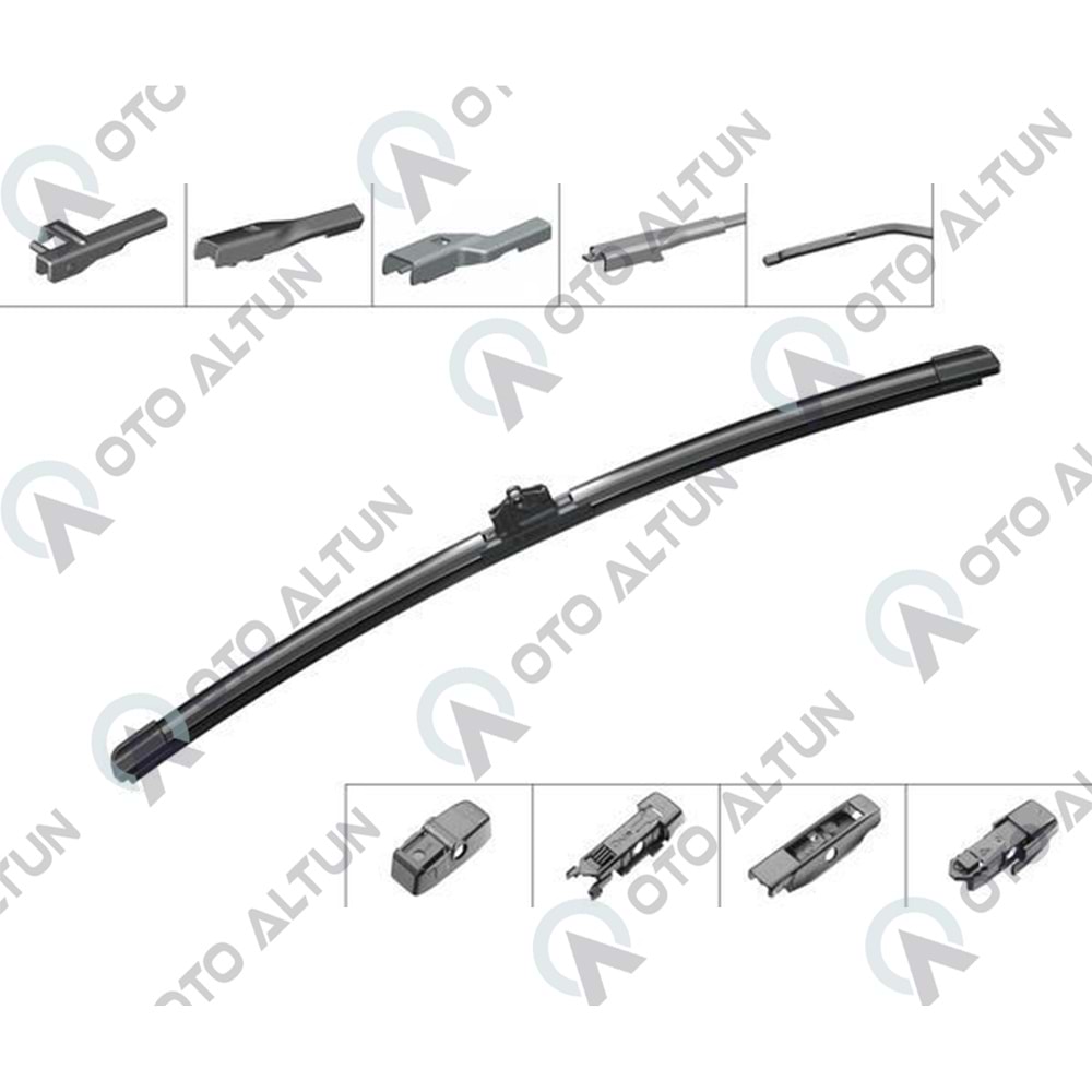 SİLECEK SÜPÜRGESİ AEROTWIN 4 APARATLI 55cm