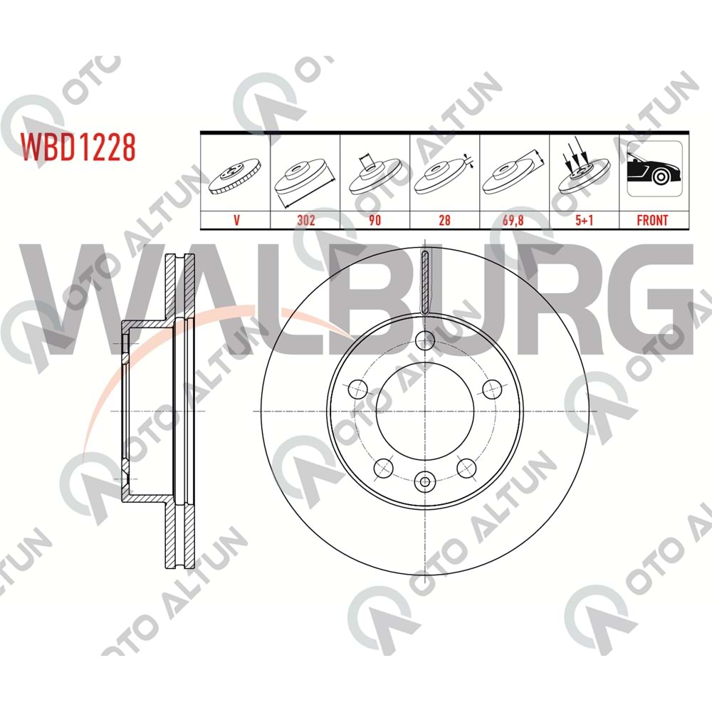 FREN DİSKİ ÖN MASTER III **TAKIM**