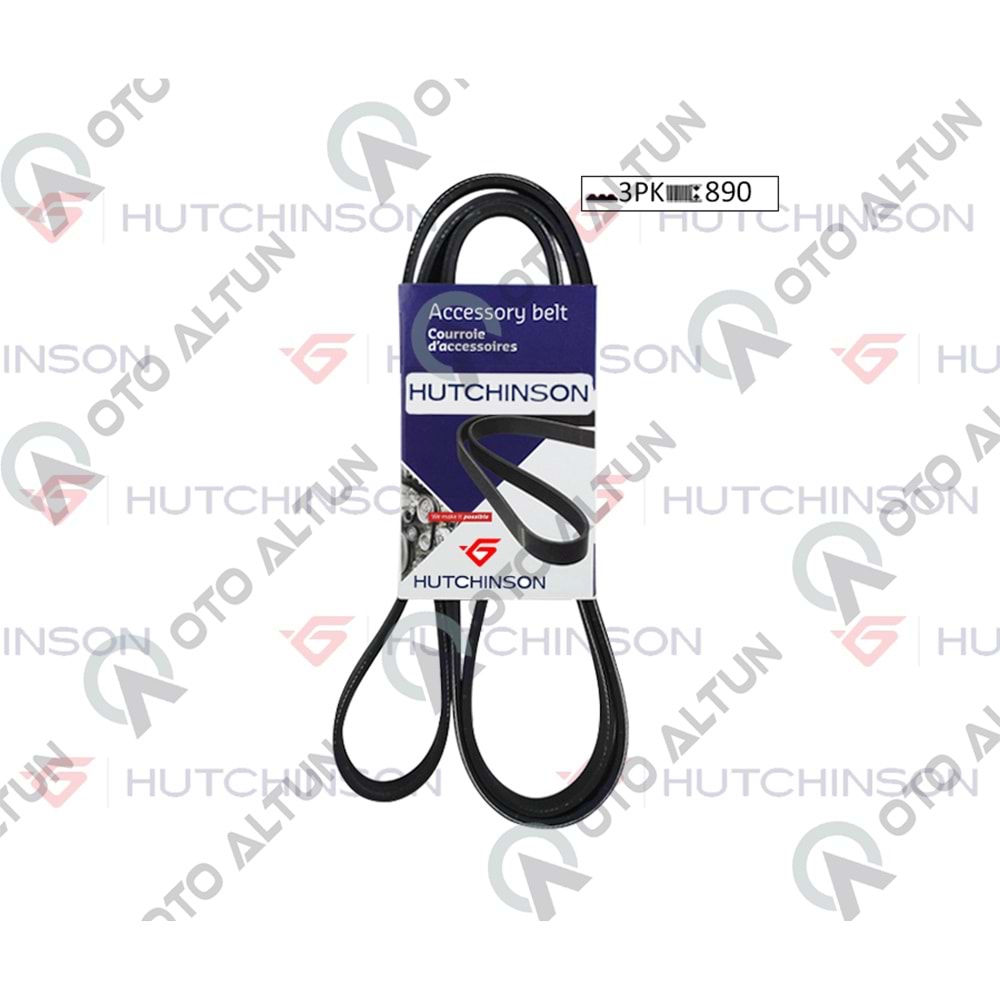 KANALLI KAYIŞ 3PK90