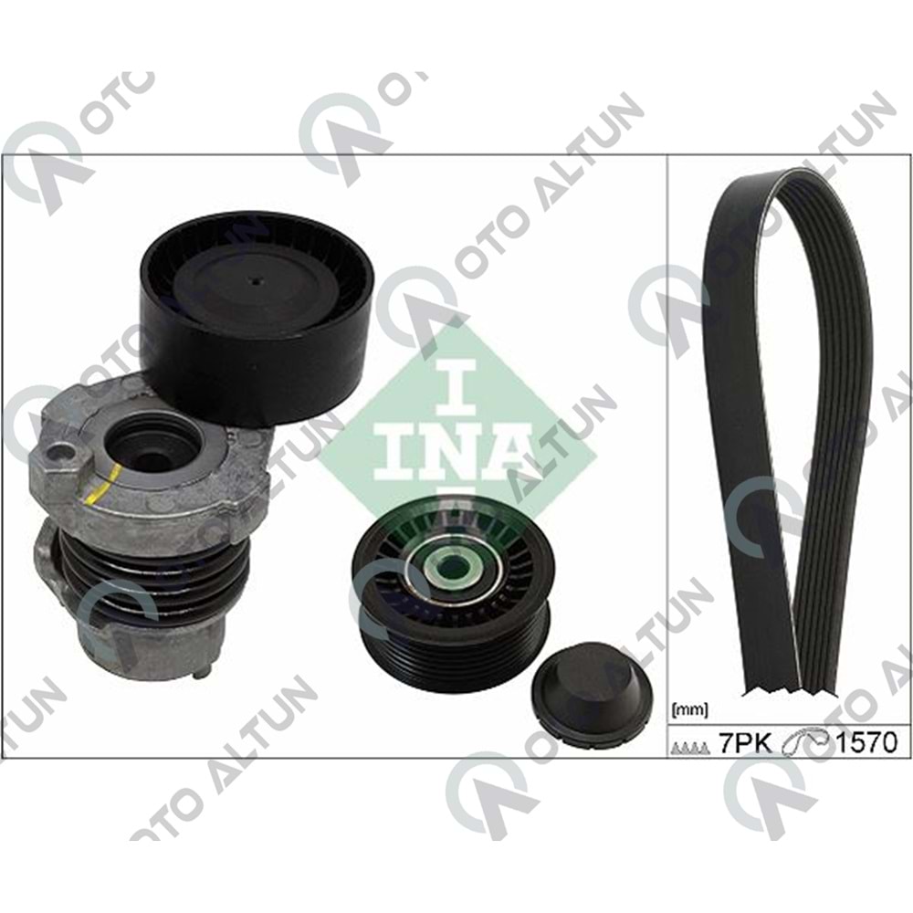 ALTERNATÖR SETİ 7PK1569+GERGİ+AVARE RULMAN **H4B H5F**