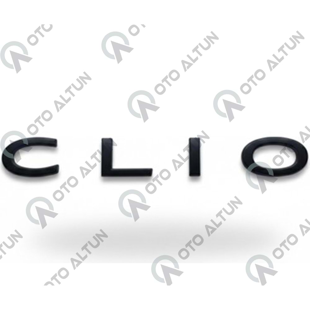 YAZI CLIO V **SİYAH**