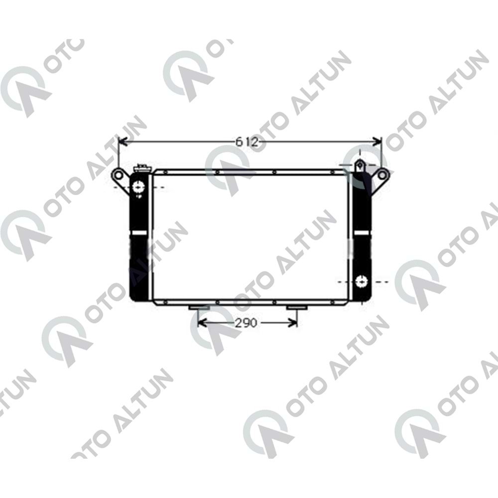 SU RADYATÖRÜ R12 **BAKIR** 3 SIRA NORMAL