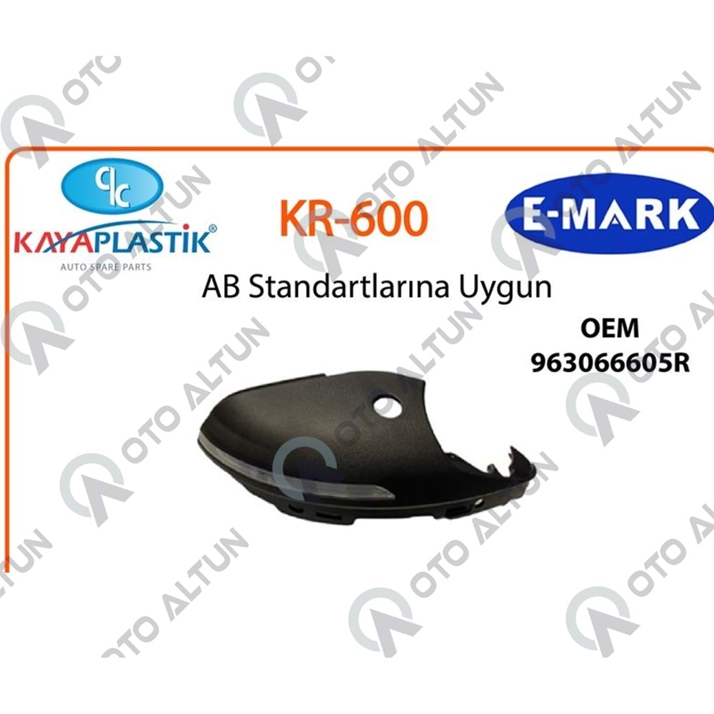 DİKİZ AYNA SİNYALİ SOL MGN IV **LEDLİ-KAPAKLI**