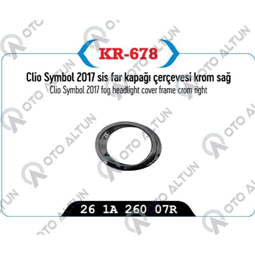 SİS NİKELAJI SAĞ CLIO JOY 17>