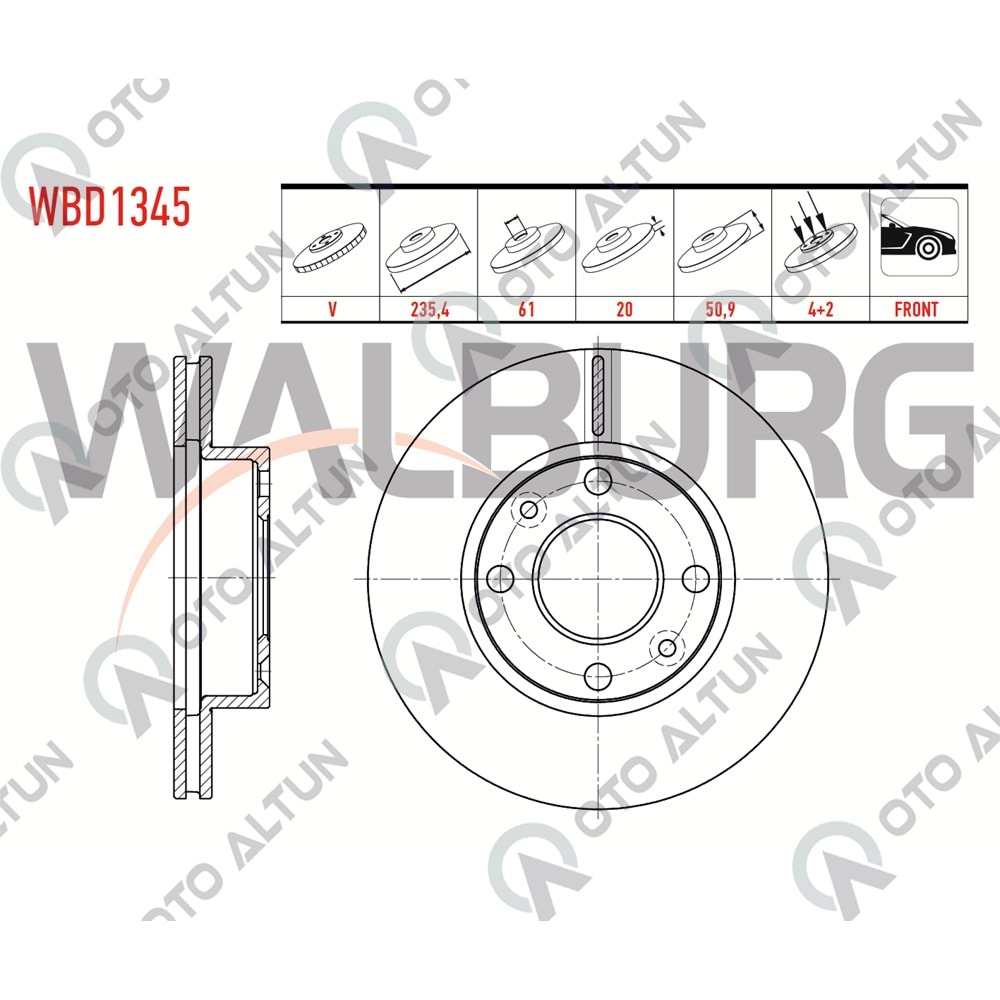 FREN DİSKİ ÖN SOLENZA **TAKIM**