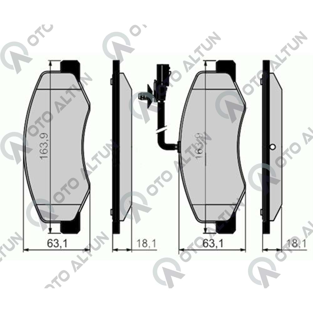FREN BALATASI ARKA MASTER III ÇİFT TEKER