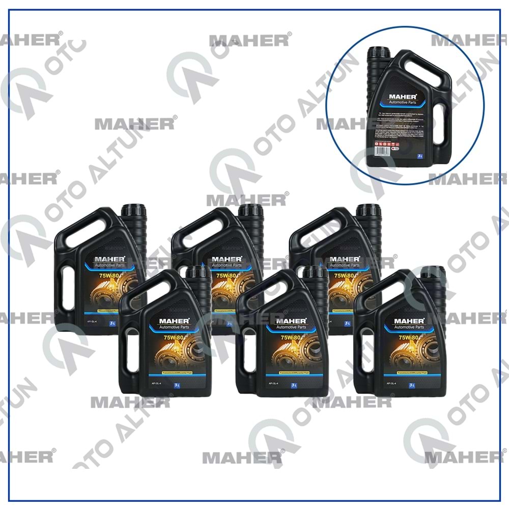 ŞANZIMAN YAĞI 75W80 3 LT