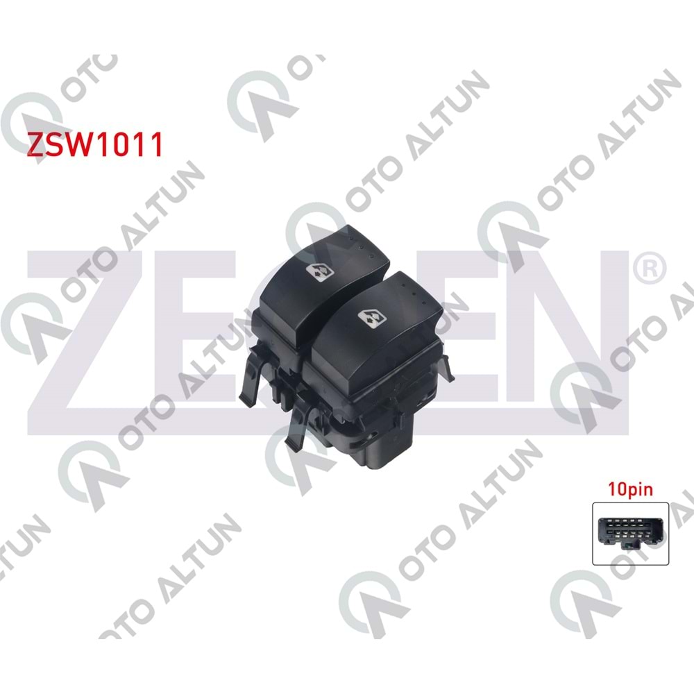 CAM DÜĞMESİ MGN II SOL ÇİFTLİ SİYAH