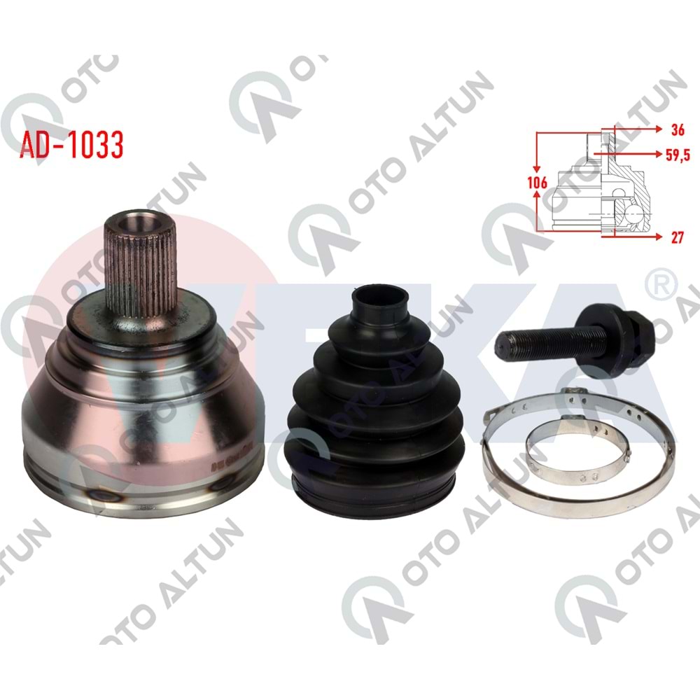 AKS KAFASI DIŞ Caddy-III 1.9 TDİ