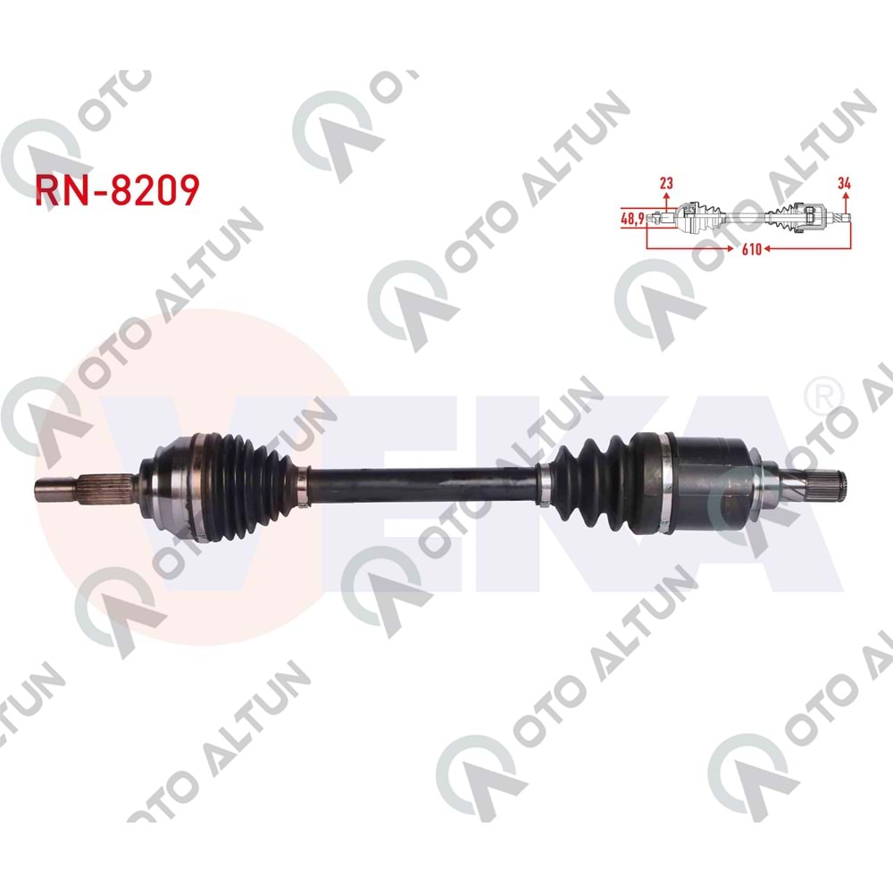 AKS SOL CLIO IV 1.5 DCI K9K OTOMATİK