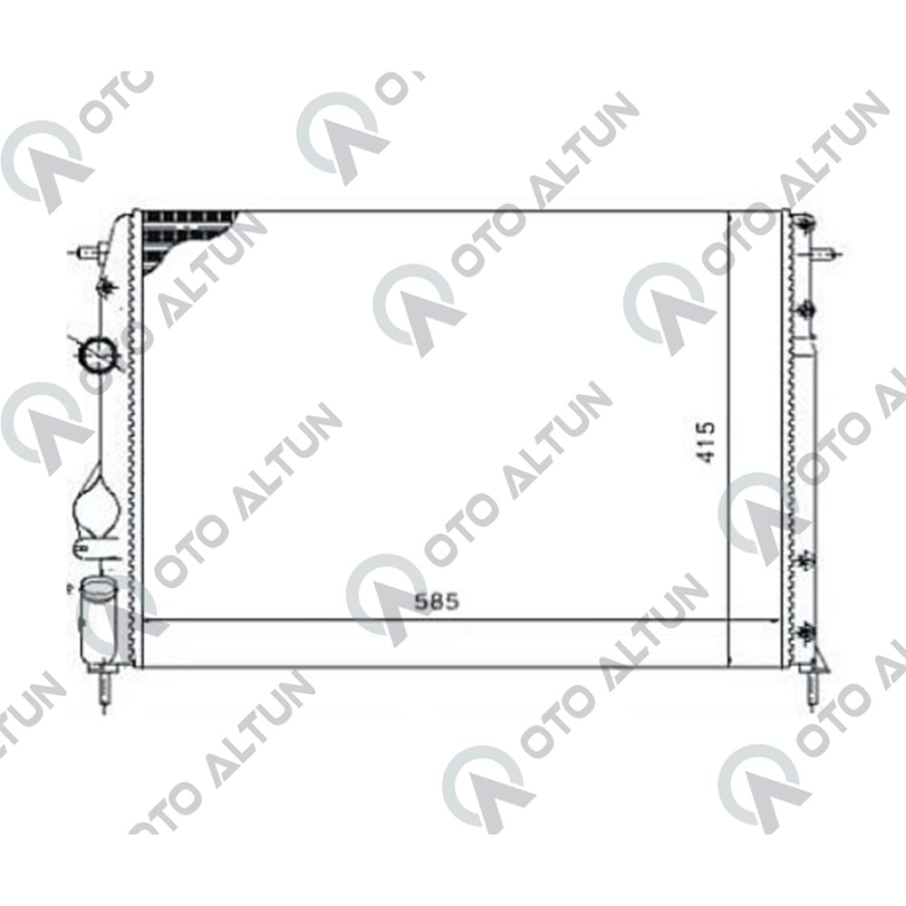 SU RADYATÖRÜ LOGAN K9K F3R MGN