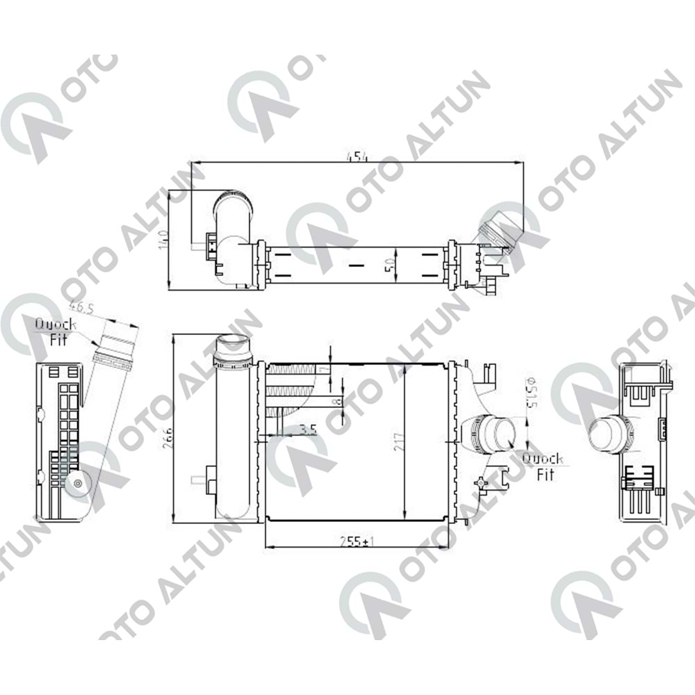 İNTERCOOLER H5H - H4D CLIO V