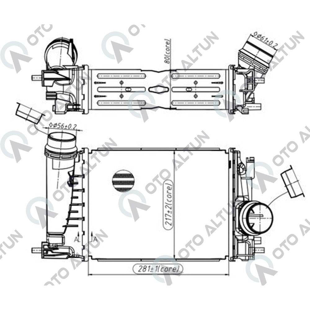 İNTERCOOLER H5H 1.3 Tce