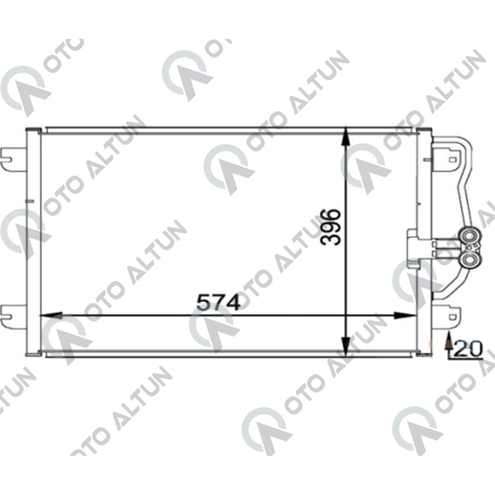 KLİMA RADYATÖRÜ MGN I 99-02