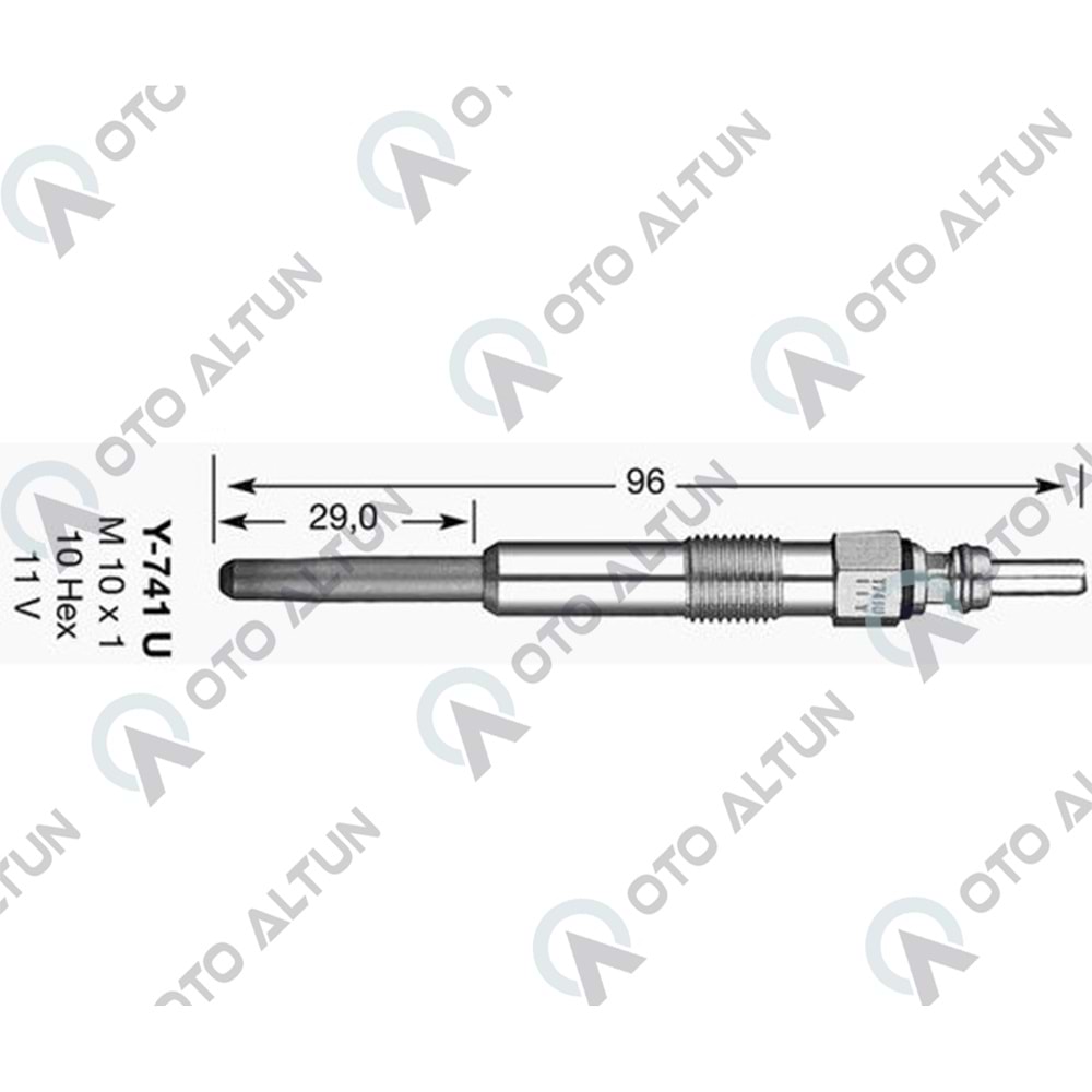 ISITMA BUJİSİ T5 2.5TDİ Bora 1.9TDİ 11VOLT