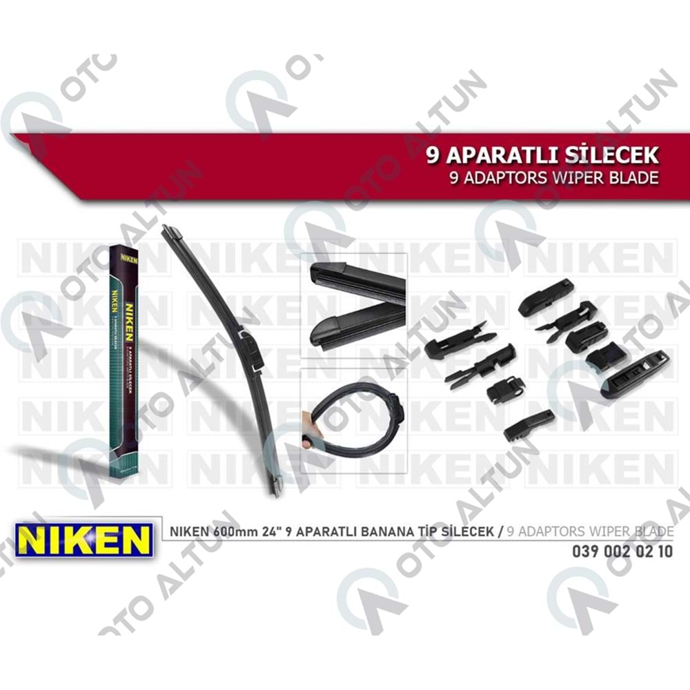 SİLECEK SÜPÜRGESİ MUZ 9 APARATLI 60cm