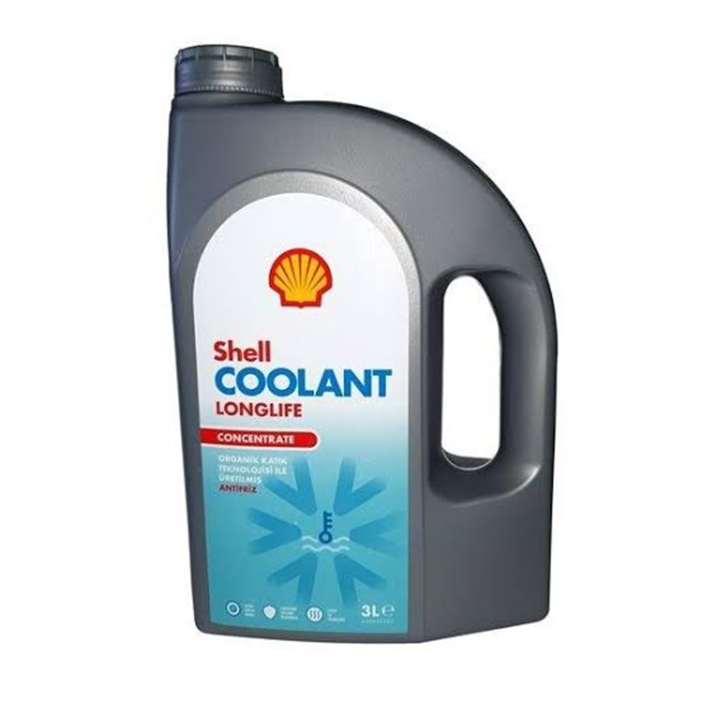 ANTİFRİZ KIRMIZI 3 LT. SHELL LONGLIFE CONCENTRATE