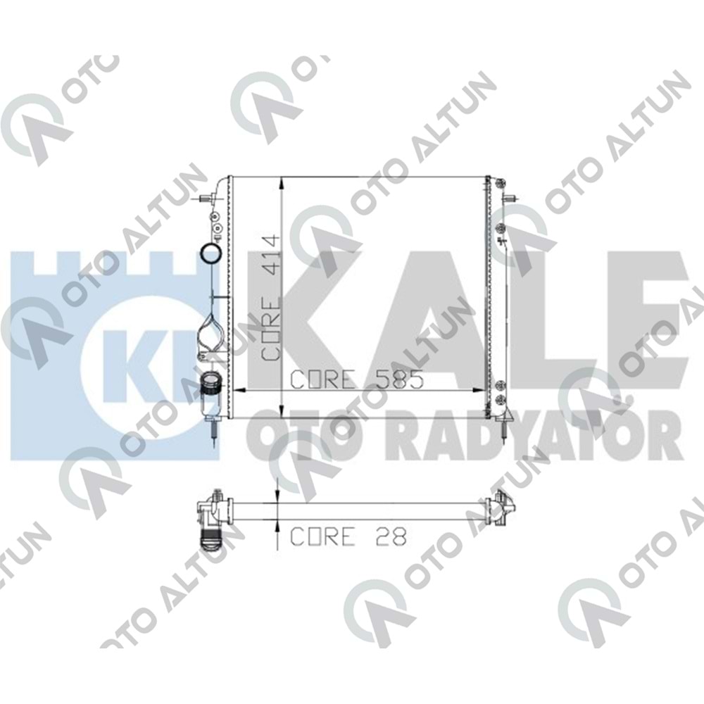 SU RADYATÖRÜ MGN I 2.0 16v F4R