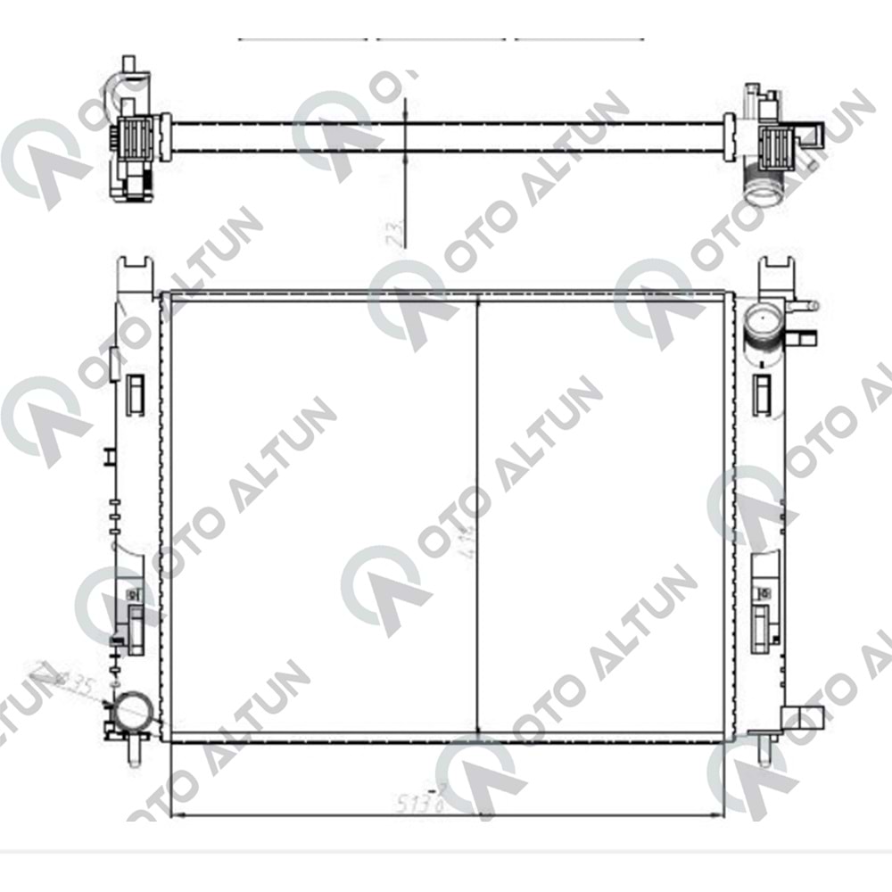 SU RADYATÖRÜ CLIO IV
