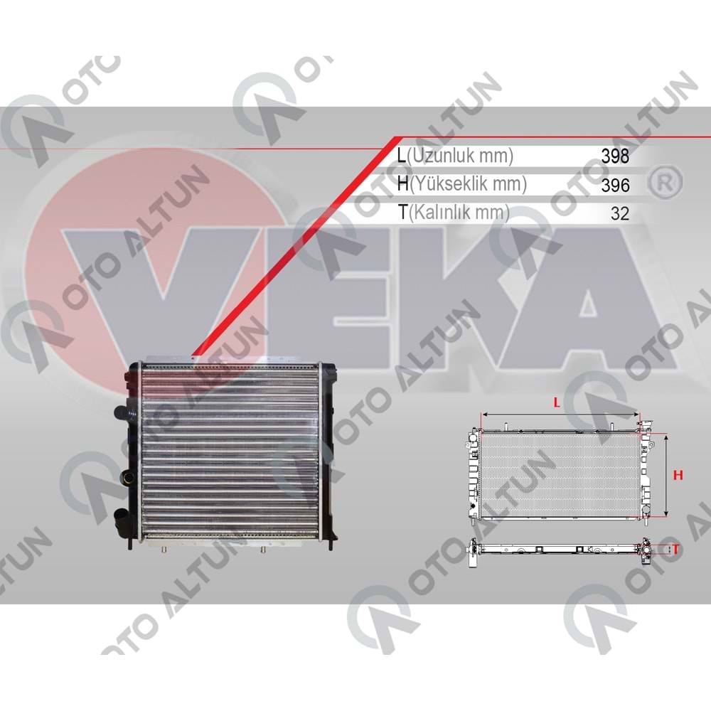 SU RADYATÖRÜ R9 1.4 ENJ
