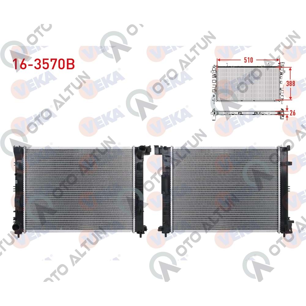 SU RADYATÖRÜ CLIO V K9K EURO 6