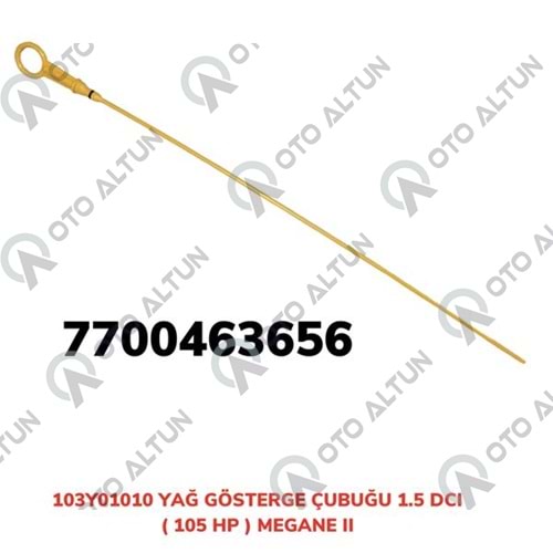 YAĞ ÇUBUĞU K9K MGN II **UZUN**