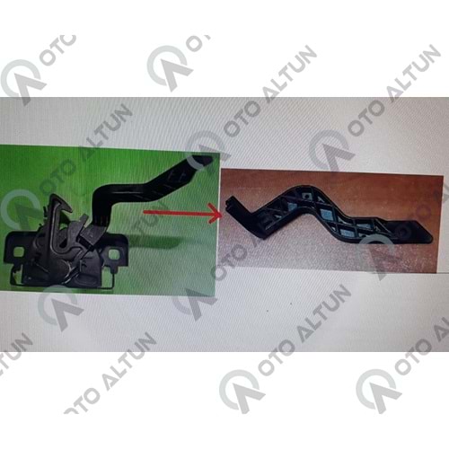 KAPUT MANDALI UÇ PLASTİĞİ CLIO SANDERO MGN III