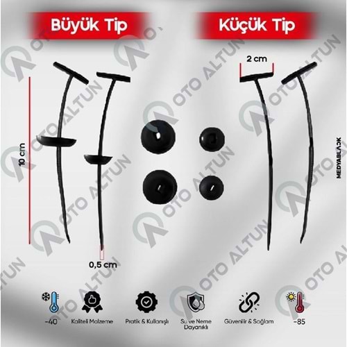 CIRT KELEPÇE PAKET 20 Lİ**YENİ NESİL-KÜÇÜK KAFA**