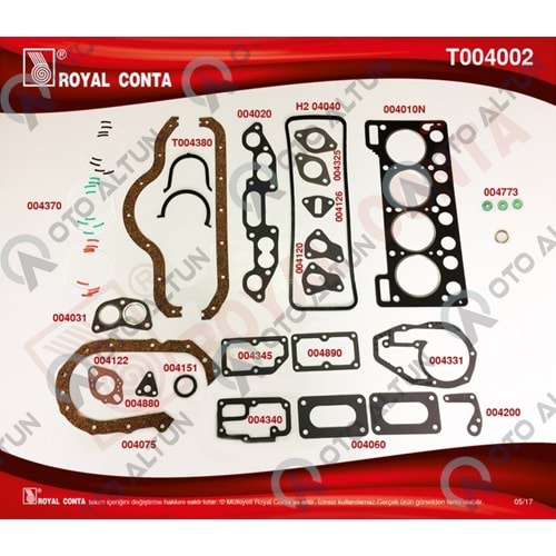 MOTOR TAKIM CONTA R12 1300cc **KEÇESİZ**