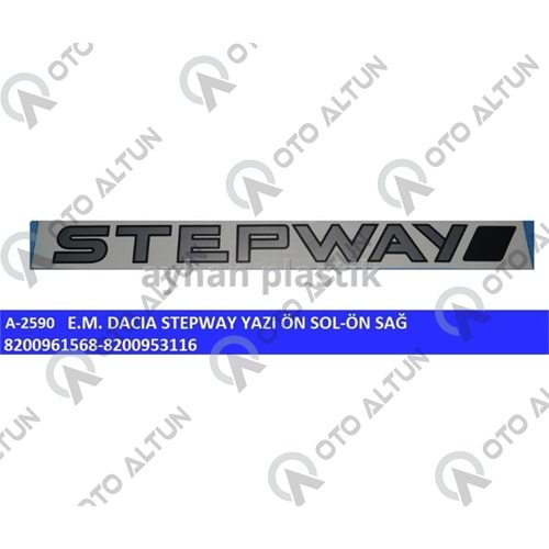 YAZI STEPWAY **EM**SAĞ-SOL**