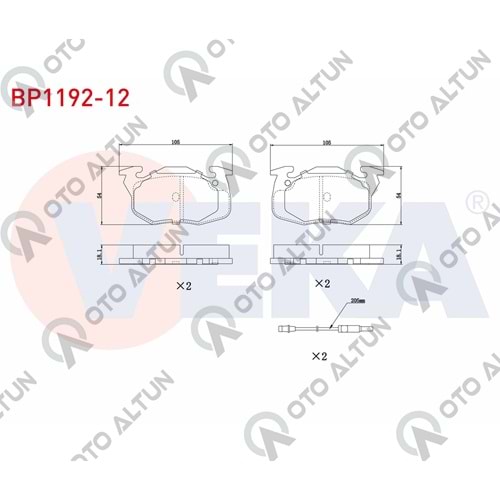 FREN BALATASI ÖN R9