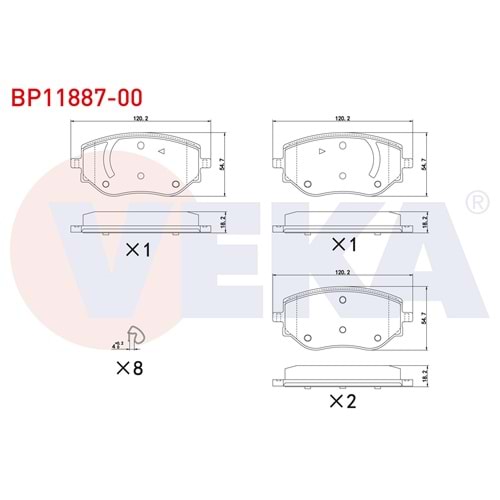 FREN BALATASI ÖN CLIO V