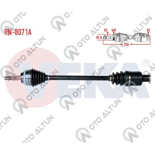 AKS SAĞ KNG II 06> KALIN FREZE