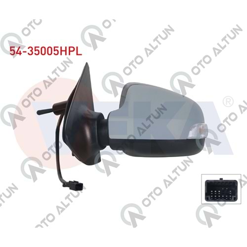 DİKİZ AYNASI SOL CLIO JOY 13> MEKANİK