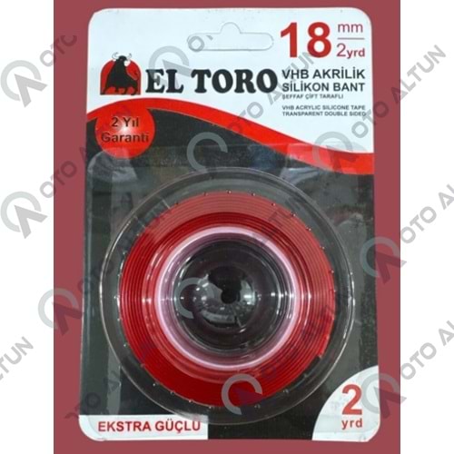 SİLİKON BANT 18mm 1,83 mt