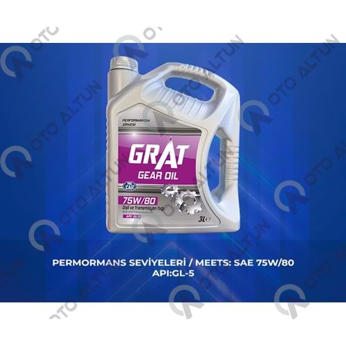 ŞANZIMAN YAĞI 75W80 3 LT