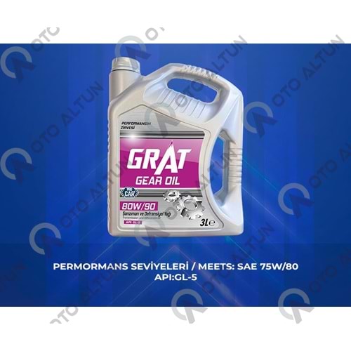 ŞANZIMAN YAĞI 80W90 3 LT
