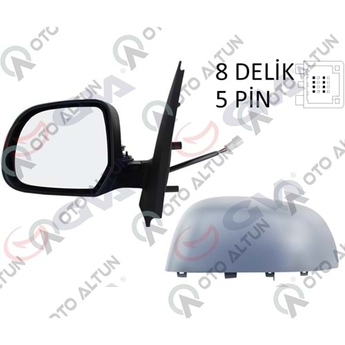 DİKİZ AYNASI SOL LODGY DOKKER ELEKTRİKLİ
