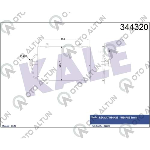 KLİMA RADYATÖRÜ MGN I 96-03