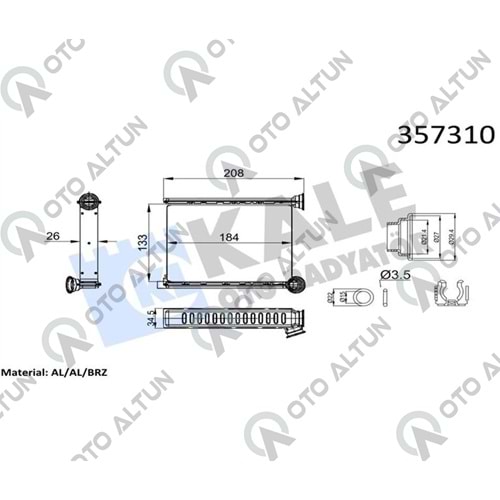 KALORİFER RADYATÖRÜ DUSTER II