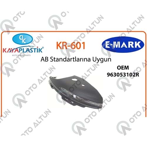 DİKİZ AYNA SİNYALİ SAĞ MGN IV **LEDLİ-KAPAKLI**