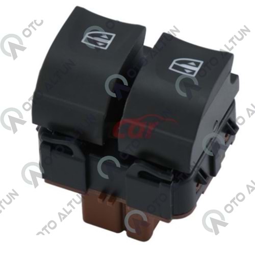 CAM DÜĞMESİ KNG III CİTAN SOL ÇİFTLİ KAHVERENGİ