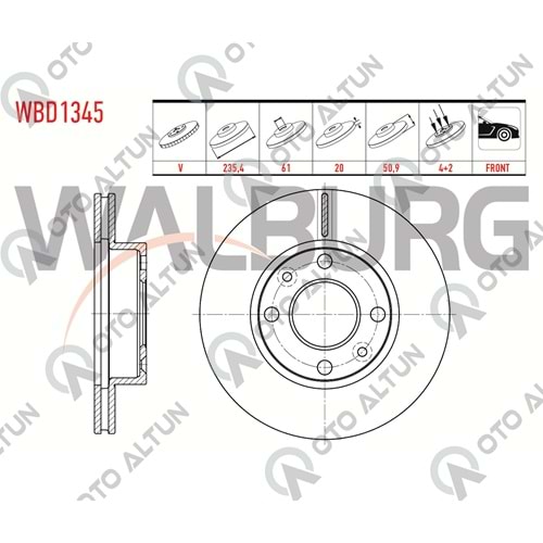 FREN DİSKİ ÖN SOLENZA **TAKIM**