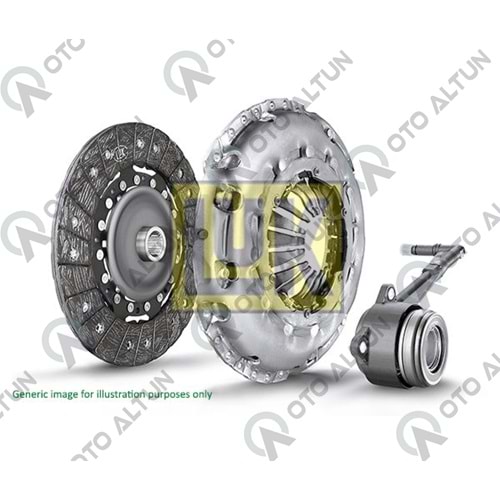 DEBRİYAJ SETİ+RULMAN K9K DUSTER CAPTUR