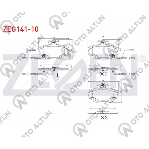 FREN BALATASI ÖN CLIO II YAYLI TİP
