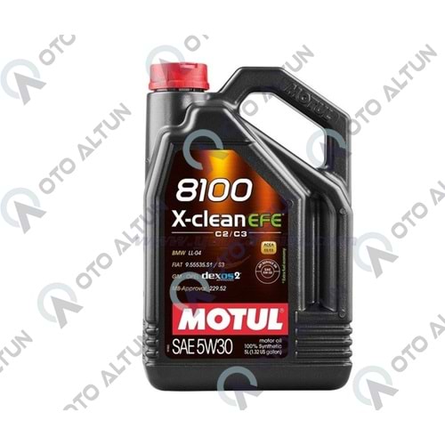 MOTOR YAĞI 5W30 4 LT 8100 X-CLEAN EFE PARTİKÜLLÜ