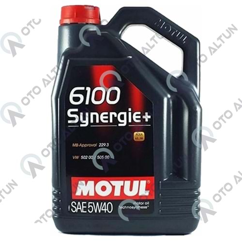 MOTOR YAĞI 5W40 4 LT 6100 SYNERGİE+
